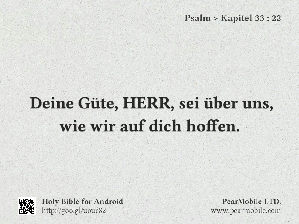 Psalm, Kapitel 33:22